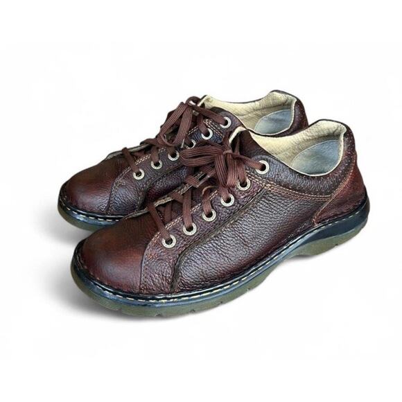 Doc Marten Rohan Brown Leather Lace-up Oxford Loafer Sneakers Y2K Men’s Size 10 - Picture 1 of 8